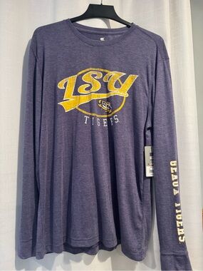 Colosseum LSU Tigers Long-Sleeve Shirt - Purple & Gold